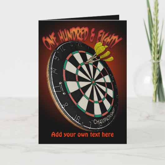Darts Design Groeten en notitiekaarten (Voorkant)