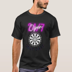 Darts elke middag Dart Quote Meme 7 T-shirt