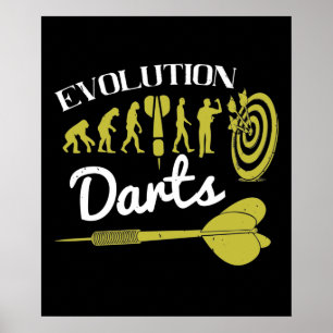 Darts - Evolutiedartners Poster