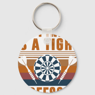 Darts Funny Happiness is een strakke drietjes Club Sleutelhanger