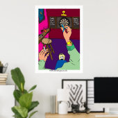 Darts Game Poster (Thuiskantoor)