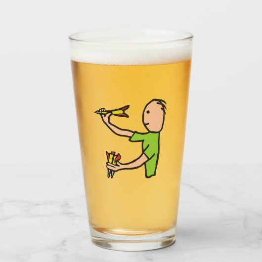 Darts Glas (Voorkant gevuld)