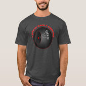 Darts How i Throw Mens T-shirt au charbon de base (Devant)
