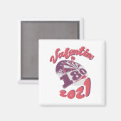Darts is mijn Valentijn 2021 Magneet (Voorkant / Achterkant)