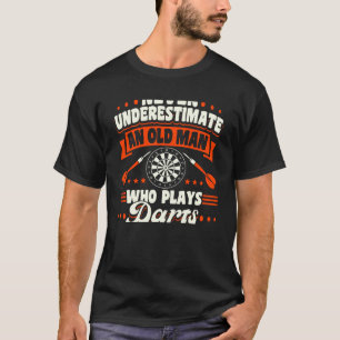 Darts Kampioen Pijl Dartboard Speler T-shirt