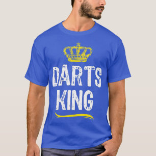 Darts King Mannen Jongens Speler Grappig Cool Gift T-shirt