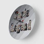 Darts Legend Afbeelding Logo, Ronde Klok (Hoek)