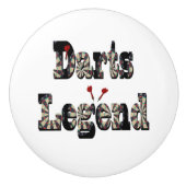 Darts legende, keramische knop (Voorkant)