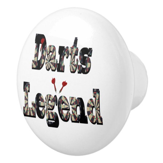Darts legende, keramische knop (Rechts)