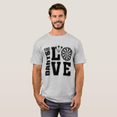Darts Liefde T-shirt (Voorkant volledig)