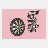 Darts Logo en dartboard, Inpakpapier Vel (Voorkant 3)