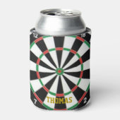 Darts naam en nummer gepersonaliseerde Koelbox Blikjeskoeler (Blikje Voorkant)
