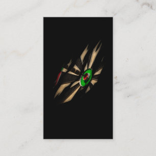 Darts Player Dart Throwing Dart Board Visitekaartje