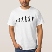 Darts Player Human Evolution Meme Bv T-shirt (Voorkant)