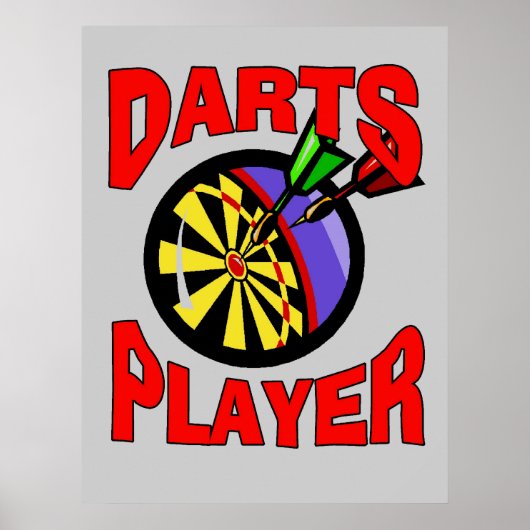 Darts Player Poster (Voorkant)