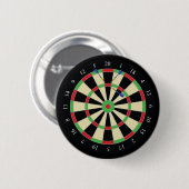 Darts Player Winner Treble Top 180 Dartboard Ronde Button 5,7 Cm (Voorkant /achterkant)
