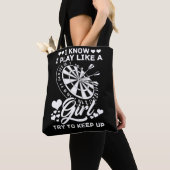 Darts Retro Dartboard 180 Women Dart Player Draagtas (Dichtbij)