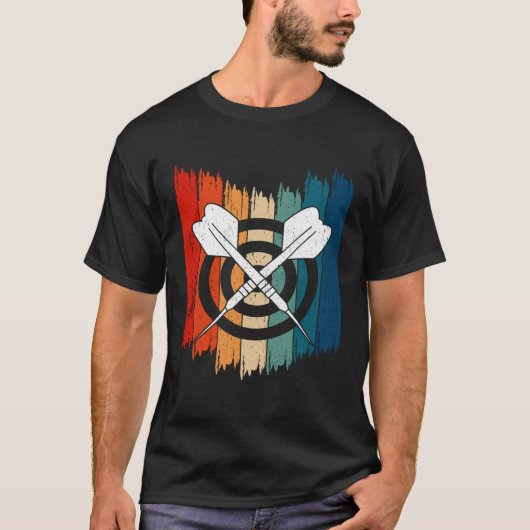 Darts Retro Darts en Dartboard Pullover H (Voorkant)