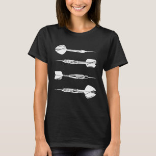 Darts Retro Sport Darts Bullseye Dartboard T-shirt