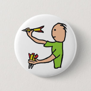 Darts Ronde Button 5,7 Cm