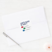 Darts Ronde Sticker (Envelop)
