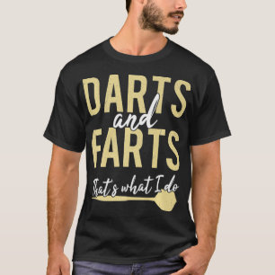 Darts scheten dat wat ik doe grappige dart speler t-shirt