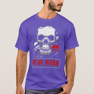 Darts Spelen Harde Schedel Pijl Dartboard Dart T-shirt