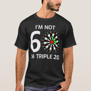 Darts-spelers Bullseye Target Shooting Sport T-shirt