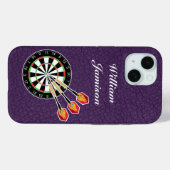 Darts sport with Dartboard and Darts personalize Case-Mate iPhone Case (Achterkant (horizontaal))