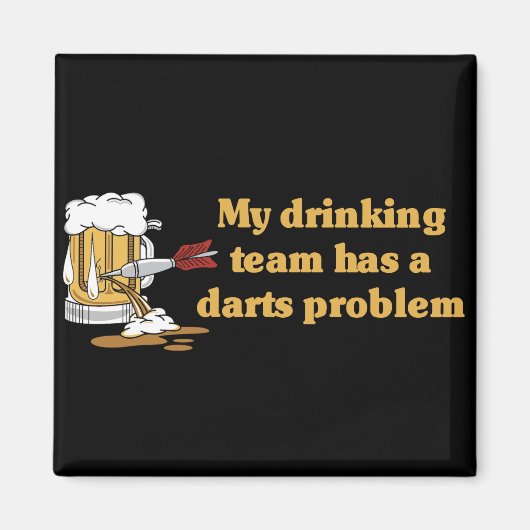 Darts Team Magneet (Voorkant)