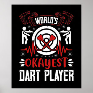 Darts - Werelds Gemiddelde Dartspeler Poster