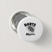 Darts Whisperer Ronde Button 3,2 Cm (Voorkant /achterkant)