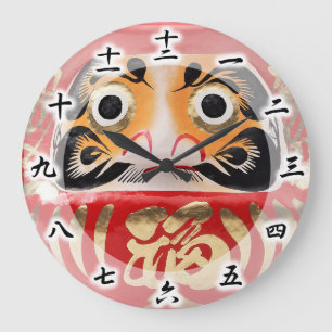 Daruma doll grote klok