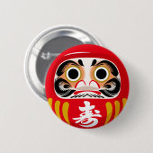 Daruma Doll Ronde Button 5,7 Cm (Voorkant /achterkant)