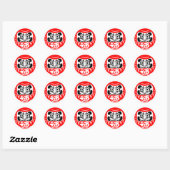 Daruma doll Stickers (Vel)