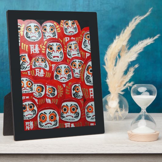 Daruma Dolls Painting by Alfred Fox Fotoplaat (Zijkant)