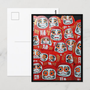 Daruma Dolls Schilderij van Alfred Fox Collectable Briefkaart