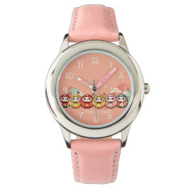 Daruma Kleuren gepersonaliseerd Horloge
