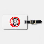 Daruma-pop Bagagelabel (Voorkant horizontaal)