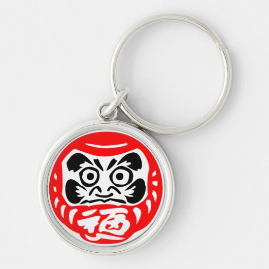 Daruma pop sleutelhanger (Voorkant)