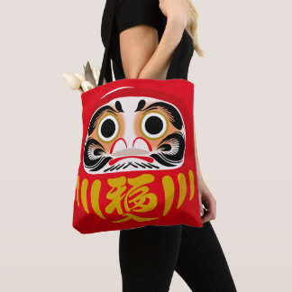 Daruma-pop (traditioneel Japans geluksbrengend voo Draagtas