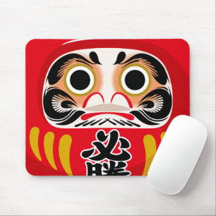Daruma-pop (traditioneel Japans geluksbrengend voo Muismat