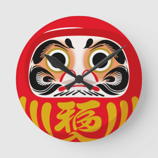Daruma-pop (traditioneel Japans geluksbrengend voo Ronde Klok