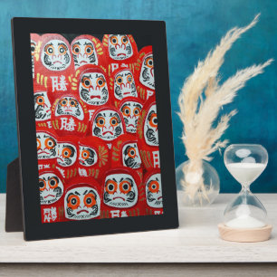 Daruma-poppen geschilderd door Alfred Fox Fotoplaat