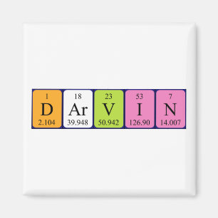 Darvin periodieke table name magnet magneet