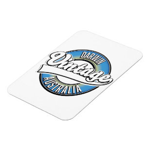 Darwin australië Vintage logo Magneet