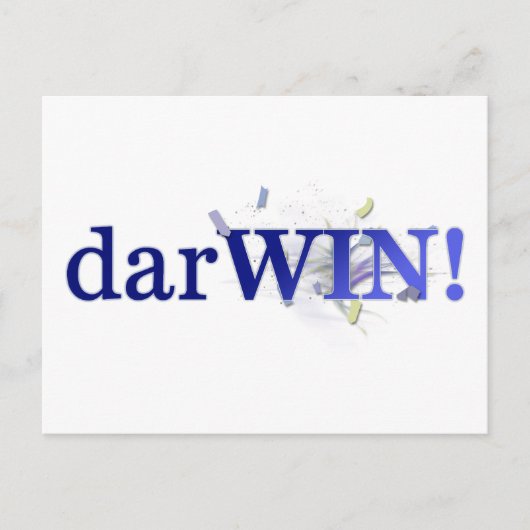 darWIN! Briefkaart (Voorkant)