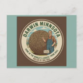 Darwin, carte postale souvenir de la boule de fice (Devant)