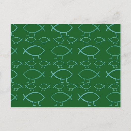 Darwin Fish Briefkaart (Voorkant)