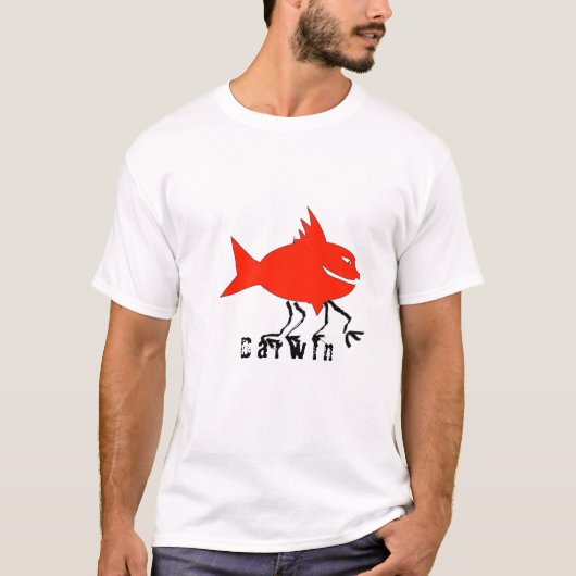 Darwin fish t-shirt (Voorkant)